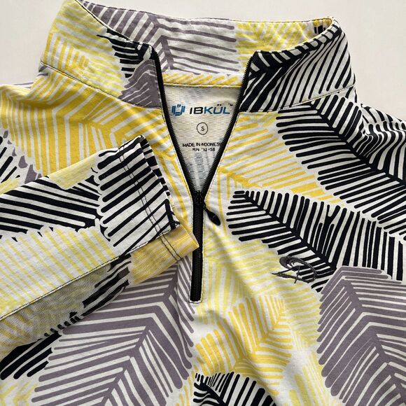 IBKUL 1/4 Zip Shirt Womens Small Mesh UPF 50+ Sun Protection Cooling Vented Golf - Picture 1 of 11
